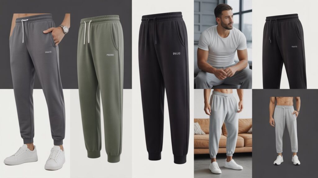 Stylish collection of Best Yoga Pants for men featuring comfortable jogger designs suitable for yoga, workouts, and casual activewear.
