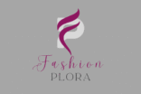 Logo of FashionPlora with stylized 'F' and elegant typography on gray background