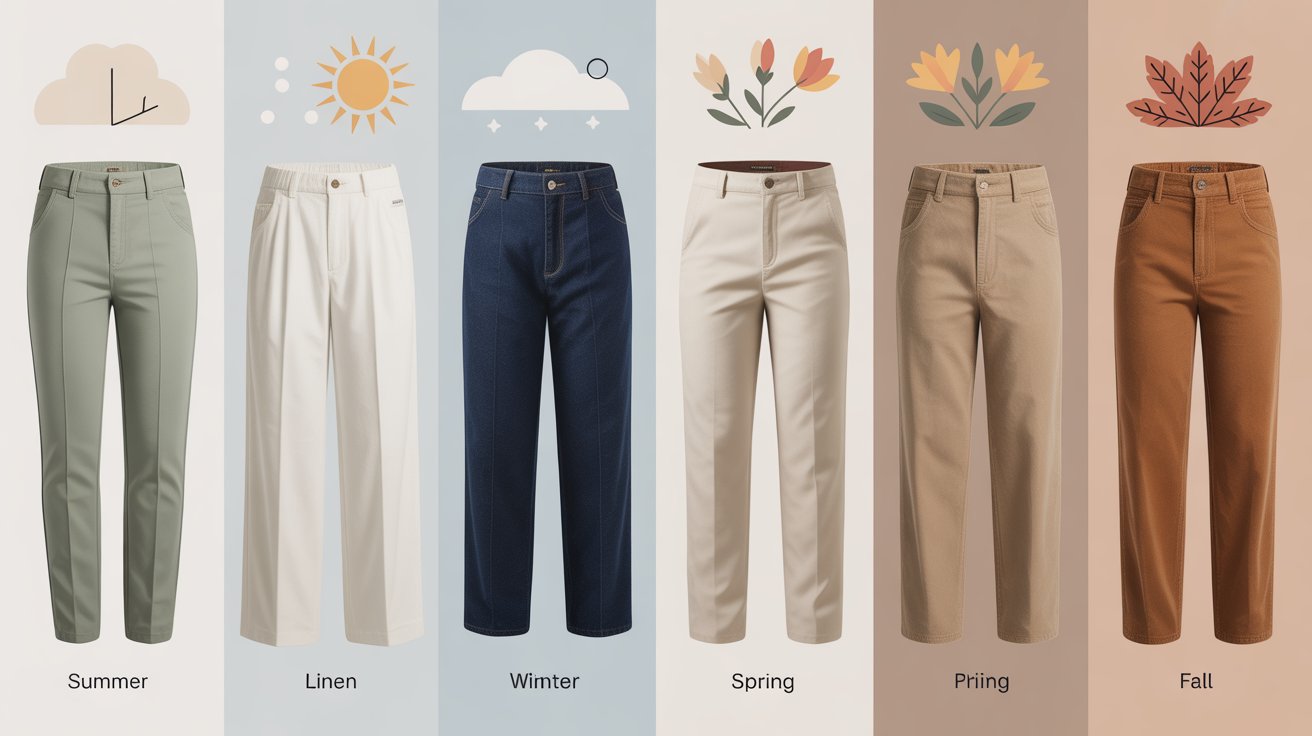 Pants Fabric Guide for All Seasons: Comfort & Style Tips