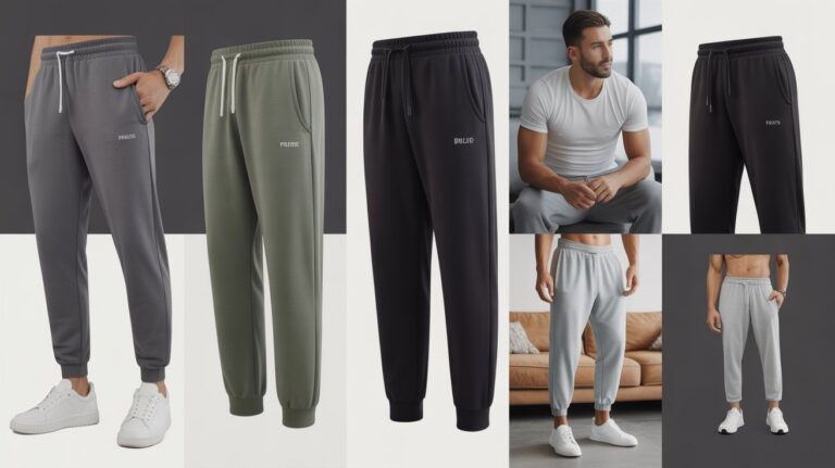 Stylish collection of Best Yoga Pants for men featuring comfortable jogger designs suitable for yoga, workouts, and casual activewear.