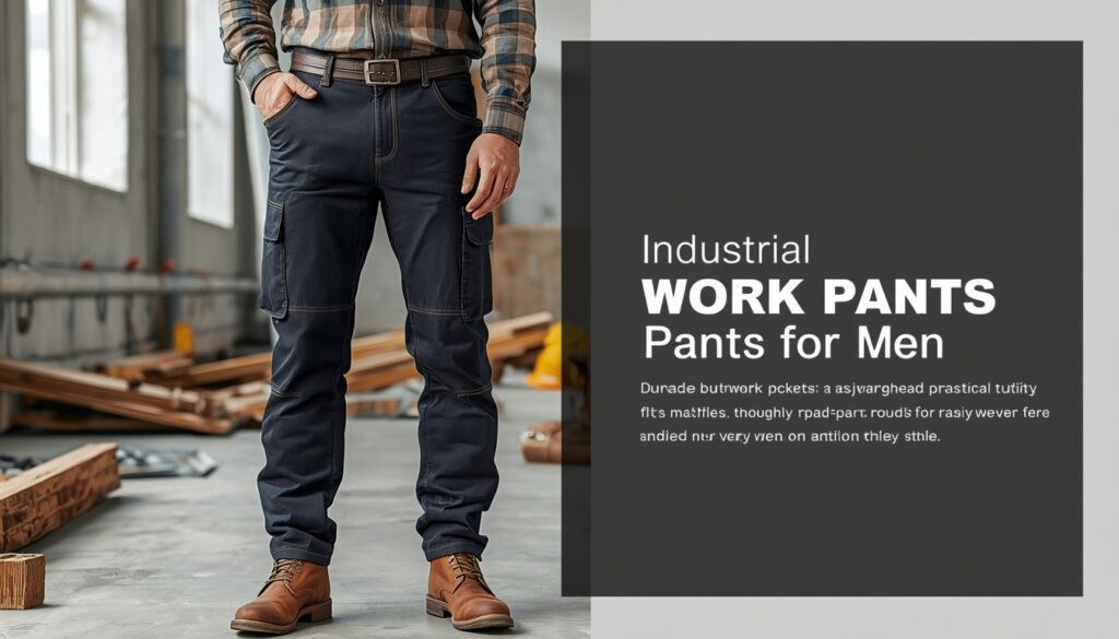 Best Industrial Work Pants for Men featuring durable fabric, utility pockets, and a practical workwear design.